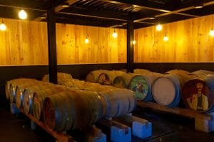 Fazenda Agrícola Prádio wine cellar in Ribeira Sacra, Galician