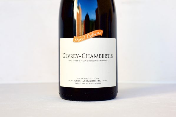 Bottle of Gevrey-Chambertin wine