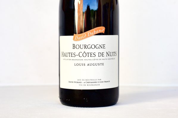 Bottle of Hautes Cotes de Nuits wine