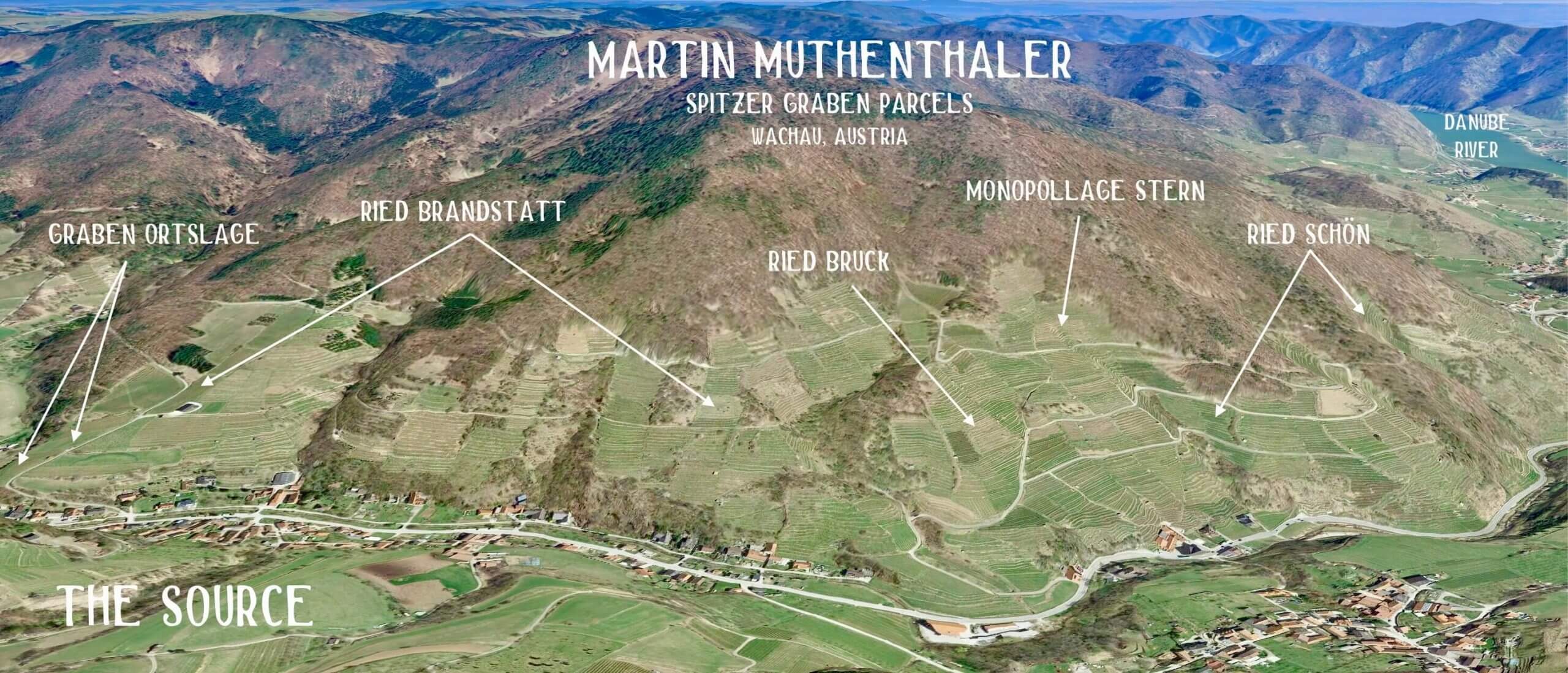 Aerial view of the Spitzer Graben