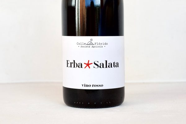 Colle Florido Erba Salata Italian red wine bottle label
