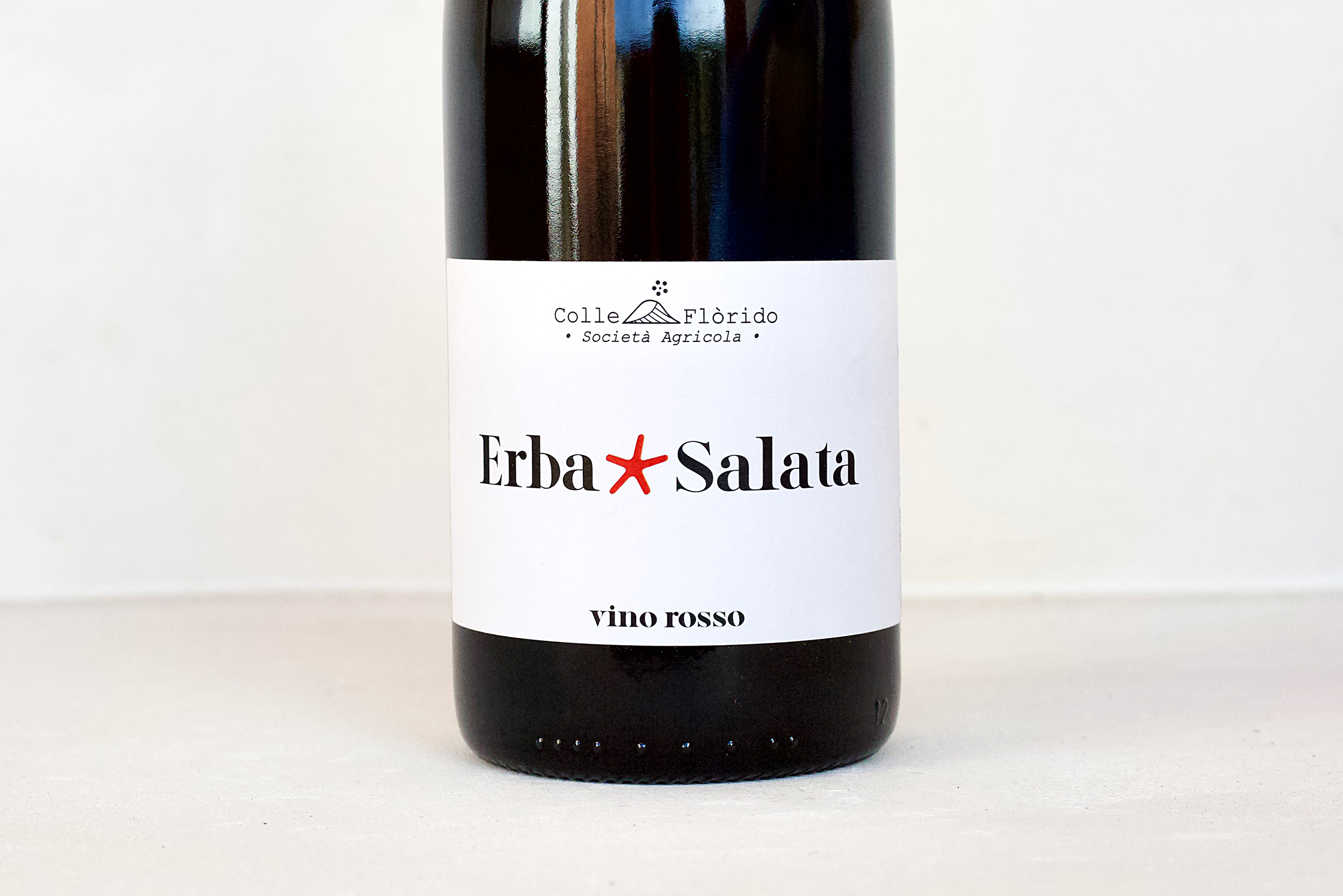 Colle Florido Erba Salata Italian red wine bottle label