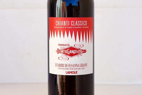 I Fabbri Chianti Classico Lamole Tuscany red wine bottle label