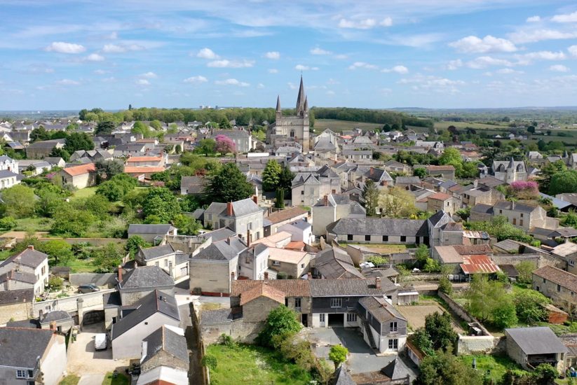High angle view of Le Puy-Notre-Dame