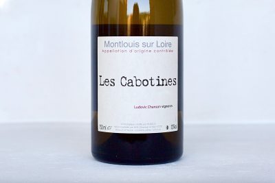 Ludovic Chanson Les Cabotines Montlouis-sur-Loire Chenin Blanc wine label