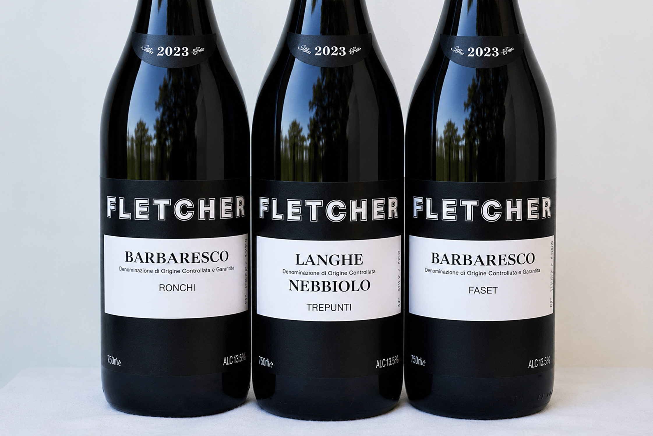 Fletcher 2023 Barbaresco Ronchi, Langhe Nebbiolo Trepunti and Barbaresco Faset