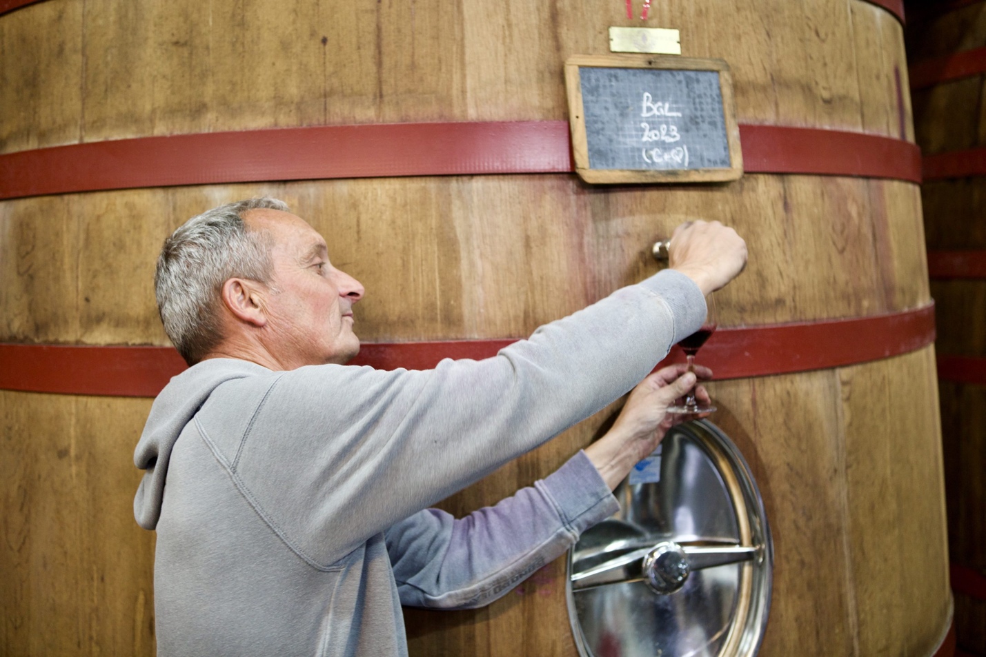 François Delaunay tasting
