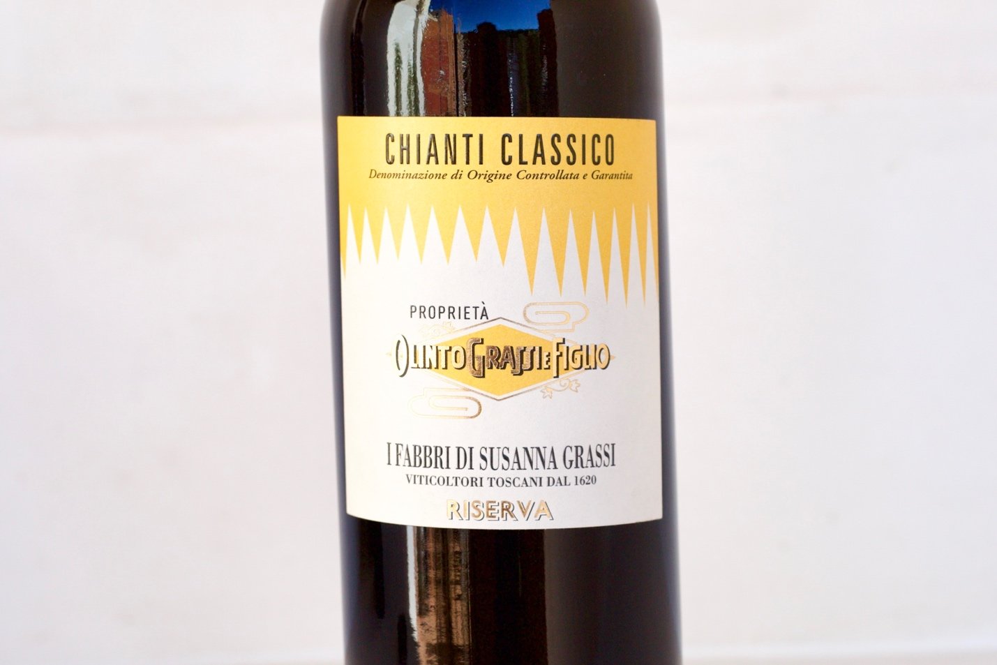 Bottle of I Fabbri Chianti Classico Riserva